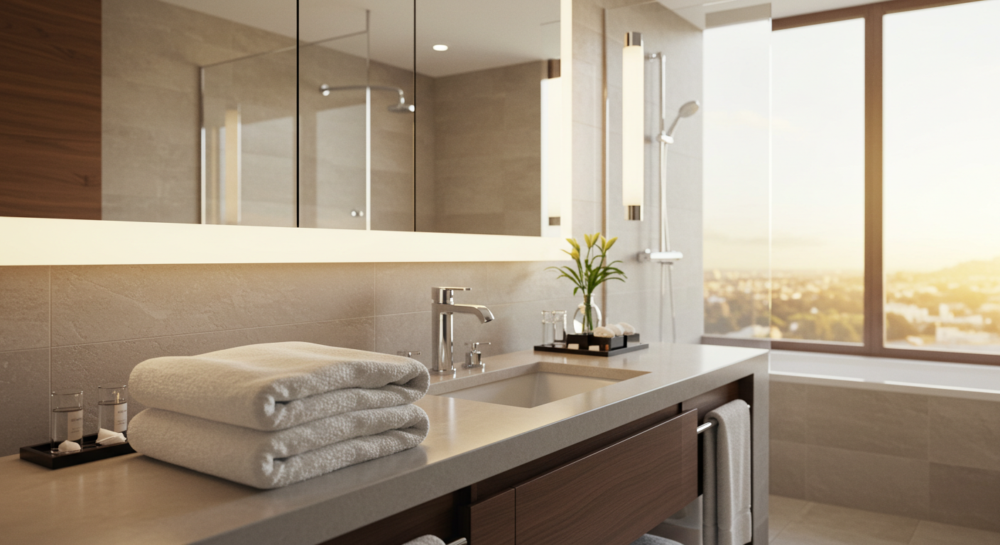 Modern bathroom interior